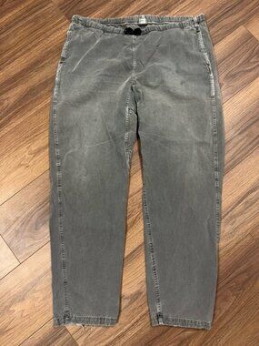 Vintage Gramicci Pants Mens 42 Gray USA Hiking Climbing Belted